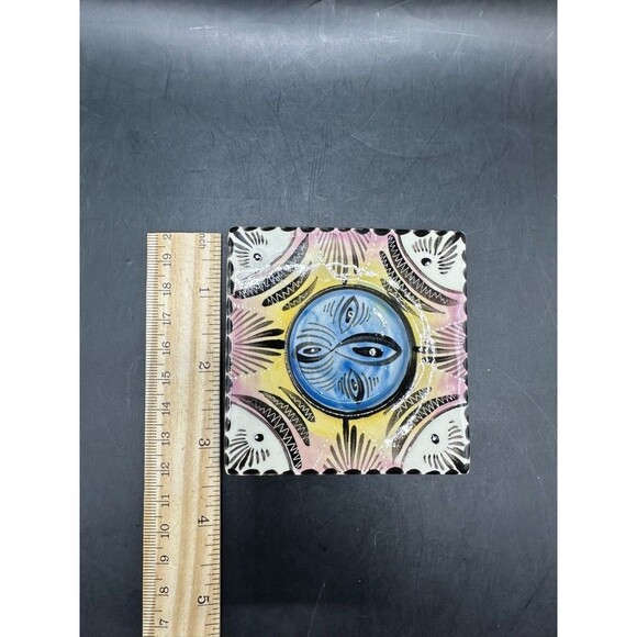 Vintage Penzo 2007 Votive Candle Holder Handmade Handpainted Joseph Munsaka - Picture 3 of 6